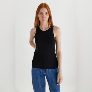 Brand new Gorgeous Black Sleeveless Tank Top by All Row. Size small.